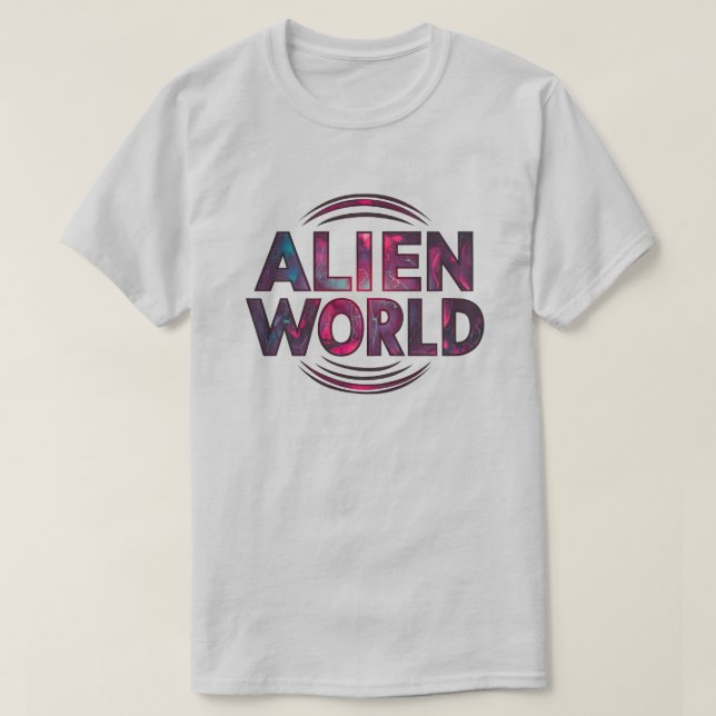 Alien World T-Shirt (Design vorne)