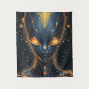 Alien Worlds: Begegnung mit dem Unbekannten" Wandteppich