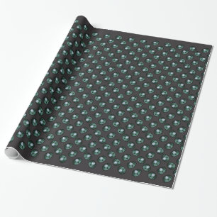 Alien Wrapping Paper Niedlich ET Grey Christmas Pa Geschenkpapier