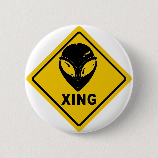 Alien X-ING Button (Vorderseite)
