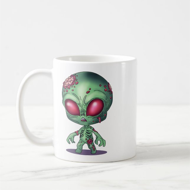 Alien Zombie Kaffeetasse (Links)
