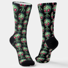 Alien Zombie Socken