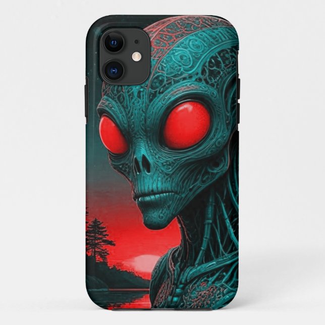 Alien zum Thema iPhone 11 Telefongehäuse Case-Mate iPhone Hülle (Rückseite)
