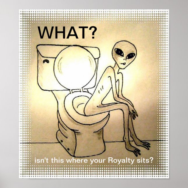 Alien zum Thron Poster (Vorne)