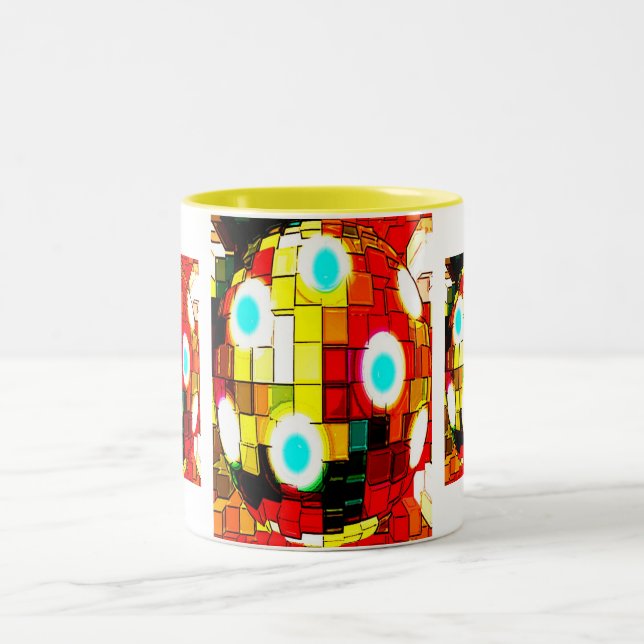 Alien Zweifarbige Tasse (Mittel)