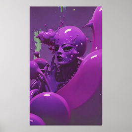 Alienating - Ken Gage Surreal Art Poster