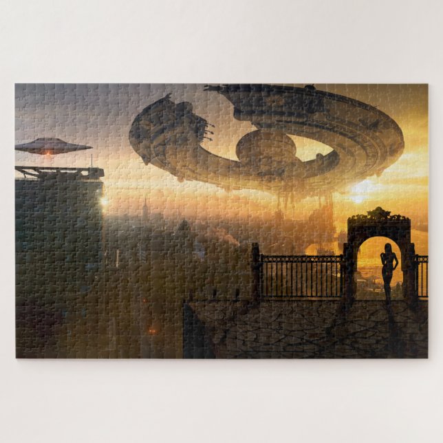 AlienCityscape Puzzle (Horizontal)