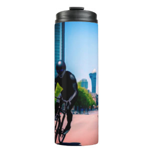 Aliene Natur Erde Digital Art Poster Thermosbecher