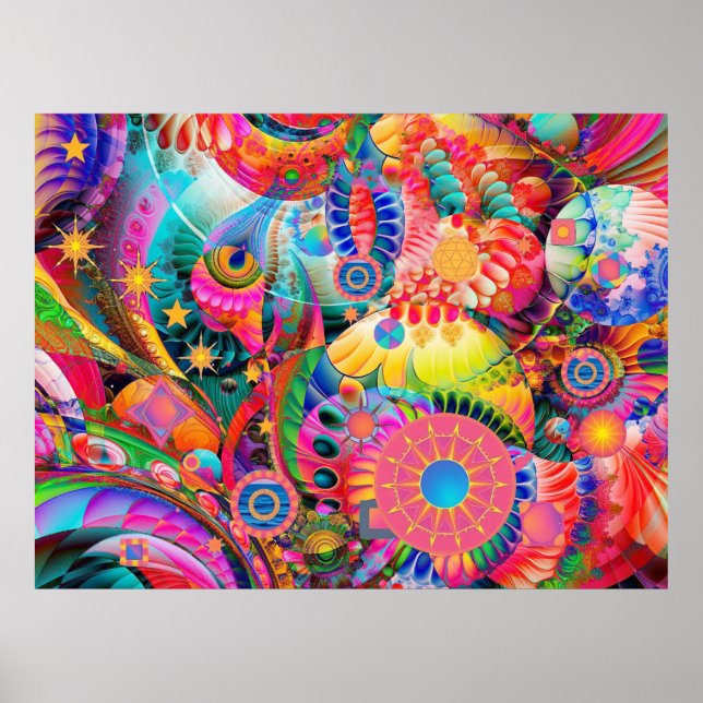 Aliene Natur Poster (Vorne)