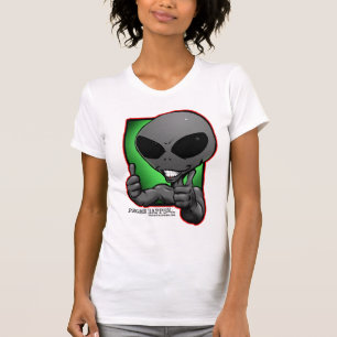 Aliengray-smiley-thumbsup-wimmint-Shirt T-Shirt