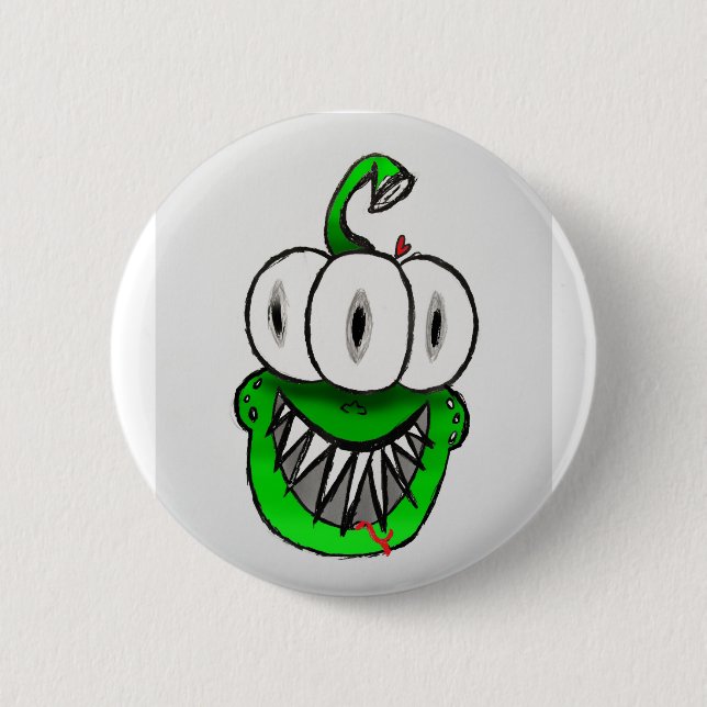 AlienHead Button (Vorderseite)