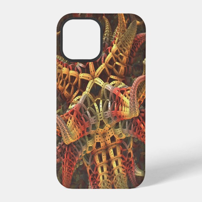 Alienischer Krake iPhone Hülle (Rückseite)