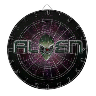 Alienlogo Dartboard Dartscheibe