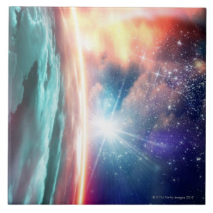 Alienplanet, Computergrafik Fliese