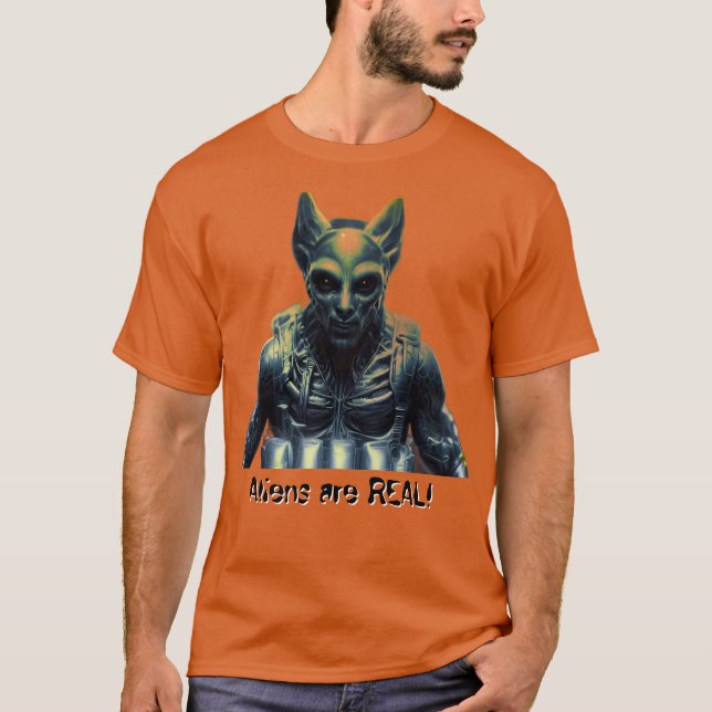 Aliens are REAL! T-Shirt (Vorderseite)