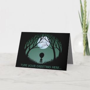 Aliens Art Cards Einladungen Custom Halloween Card