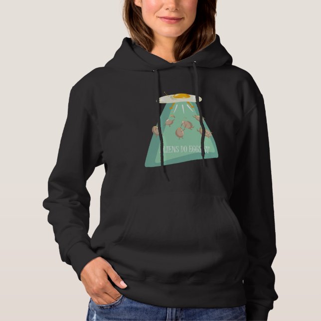 Aliens Do Eggsist  Alien Ship  Kids Boys Girls Hoodie (Vorderseite)