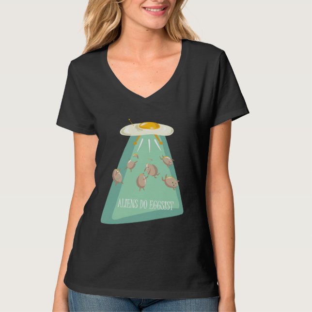 Aliens Do Eggsist  Alien Ship  Kids Boys Girls T-Shirt (Vorderseite)