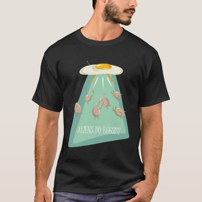 Aliens Do Eggsist  Alien Ship  Kids Boys Girls T-Shirt (Vorderseite)