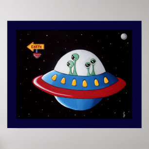 Aliens Earth or Bust! Poster