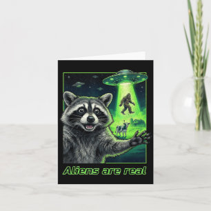 Aliens sind echte Waschbär-Selfie-UFO-Bigfoot Karte