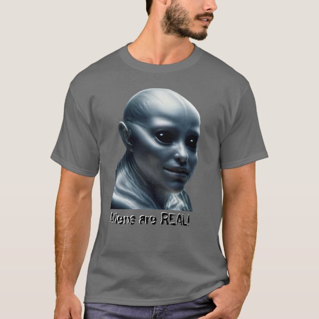 Aliens sind WIRKLICH! T-Shirt (Vorderseite)