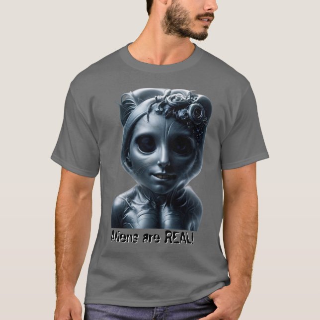 Aliens sind WIRKLICH! T-Shirt (Vorderseite)