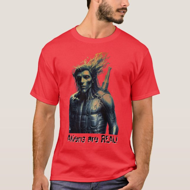 Aliens sind WIRKLICH! T-Shirt (Vorderseite)