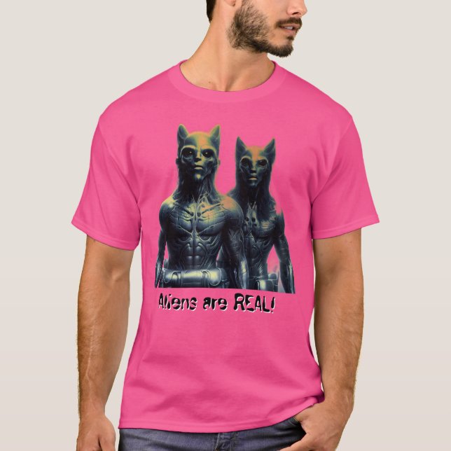 Aliens sind WIRKLICH! T-Shirt (Vorderseite)