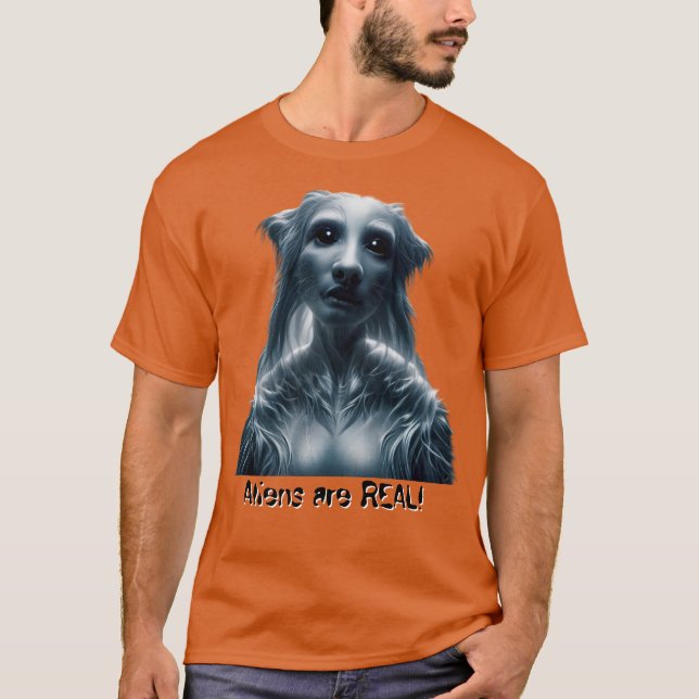 Aliens sind WIRKLICH! T-Shirt (Vorderseite)