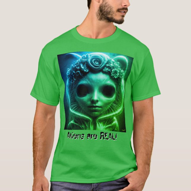 Aliens sind WIRKLICH! T-Shirt (Vorderseite)