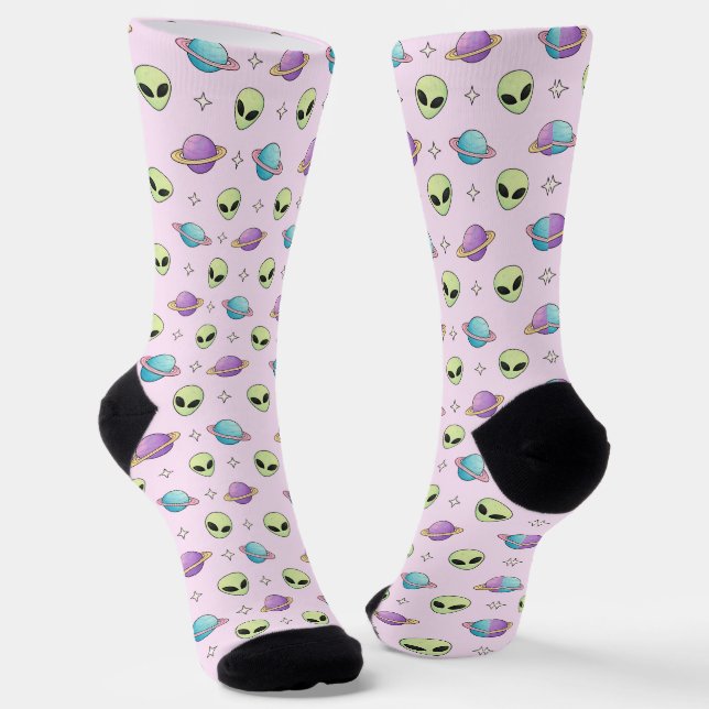Aliens Socken (Gewinkelt)