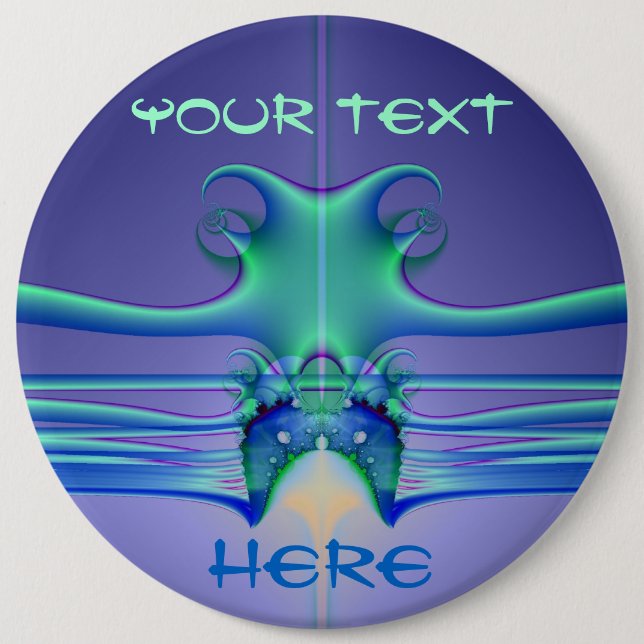 AlienStingray Button (Vorderseite)