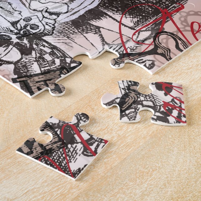 Alienunsense-Vorhang Puzzle (Seite)