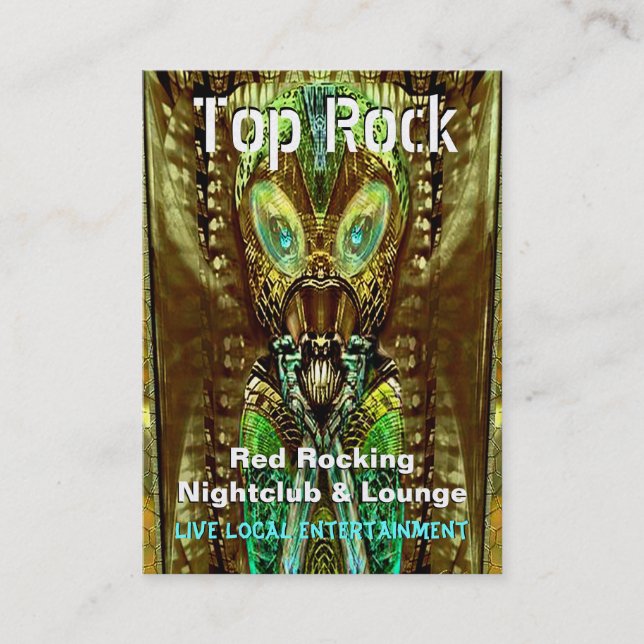 AlienVibe Paranormal Visitenkarte (Vorderseite)