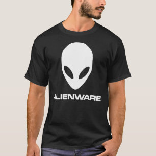 Alienware Dell Gaming Logo White Essential T - Shi T-Shirt