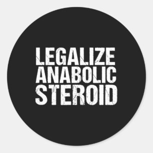 Alignate Anabole Steroide - Gym Bodybuilding Runder Aufkleber