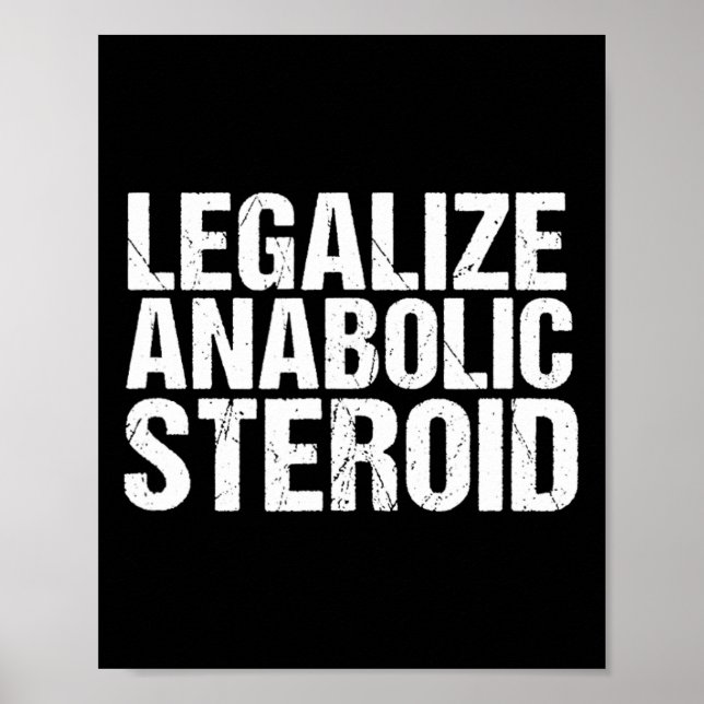 Alignate Anabolic Steroids - Gym Bodybuilding  Poster (Vorne)