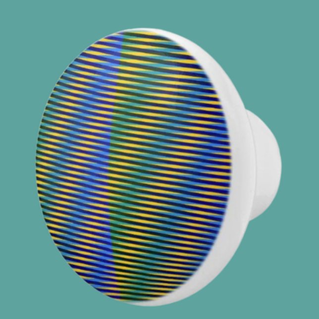 Alignment Energy | Abstrakte Linien Keramikknauf (Von Creator hochgeladen)