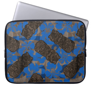 Ali'i Refuge Hawaiian Hibiscus Tiki Laptopschutzhülle