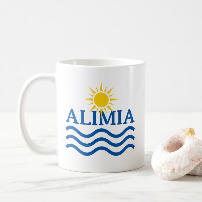 ALIMIA Griechenland, Sun Waves Kaffeetasse (Mit Donut)