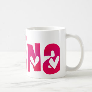 Alina im Herzen Kaffeetasse