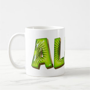 Alina Name Kiwi Style Tasse Teetasse Kaffeetasse