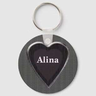Alina Stole My Heart Keychain von 369 Mein Name Schlüsselanhänger