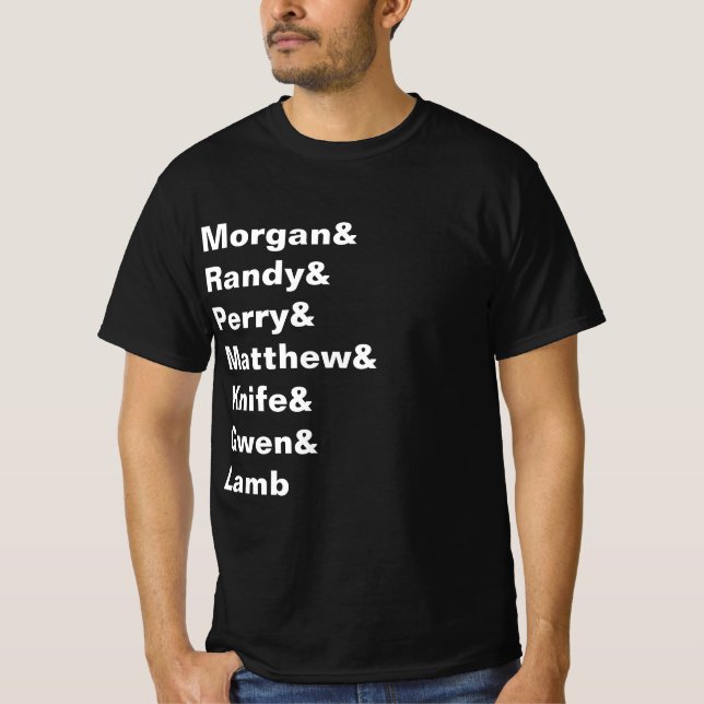 Ali's Nicknames-T - Shirt (Vorderseite)