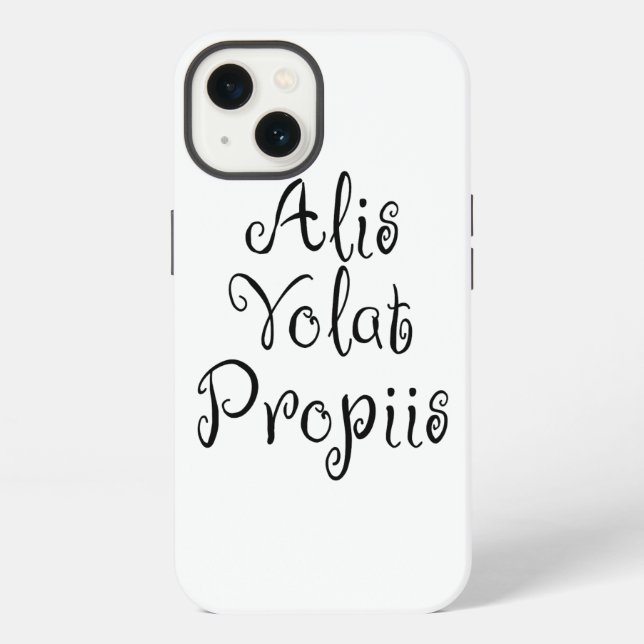 Alis Volat Propiis iPhone Hülle (Rückseite)