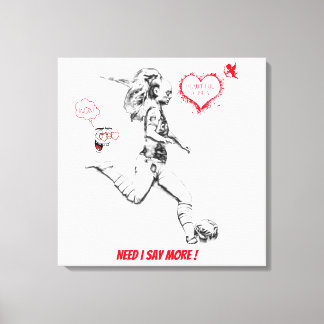 ALISHA LEHMANN, WALL ART, WALL DECOR LEINWANDDRUCK