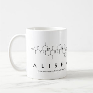 Alisha Peptid-Namen-Tasse Tasse