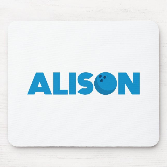 Alison Bowling Mousepad (Vorne)