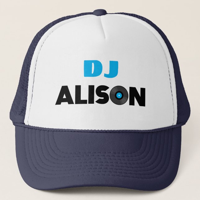Alison DJ Trucker Hat Truckerkappe (Vorderseite)